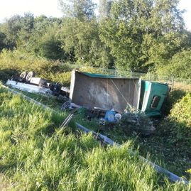 LKW Bergung A3 Hünxe - A M F Auto Mietfunk GmbH im Einsatz