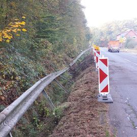 LKW Unfall in Dinslaken - Einsätze der A M F Auto Mietfunk GmbH in Hamminkeln, Bocholt, Heiden und Umgebung