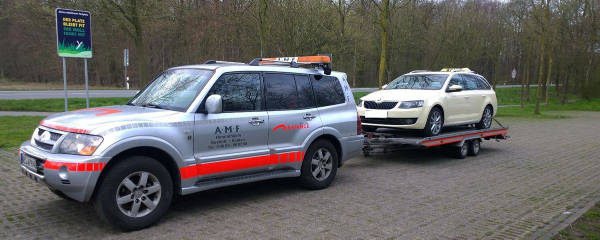 Fuhrpark AMF in Hamminkeln, Bocholt, Heiden - Abschleppen von Falschparkern