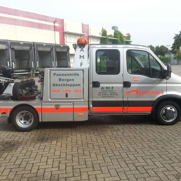Pannenhilfe mit A M F Auto Mietfunk GmbH ist für Sie in Wesel, Bocholt, Dinslaken aktiv!